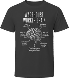 Warehouse Worker Brain Funny Warehouse Crew T Shirt Warehouse Worker Brain Funny Warehouse Crew T Shirt