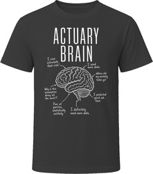 Actuary Brain Funny Risk Analyst T Shirt Actuary Brain Funny Risk Analyst T Shirt