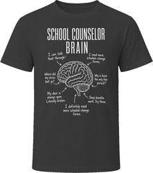 School Counselor Brain Funny School Counseling T Shirt School Counselor Brain Funny School Counseling T Shirt