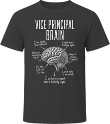 Vice Principal Brain Funny Assistant Principal T Shirt Vice Principal Brain Funny Assistant Principal T Shirt