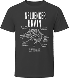 Influencer Brain Funny Influencer Life T Shirt Influencer Brain Funny Influencer Life T Shirt