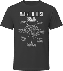 Marine Biologist Brain Funny Ocean Science T Shirt Marine Biologist Brain Funny Ocean Science T Shirt