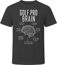 Golf Pro Brain Funny Golf Instructor T Shirt Golf Pro Brain Funny Golf Instructor T Shirt