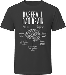 Baseball Dad Brain Funny Baseball Dad T Shirt Baseball Dad Brain Funny Baseball Dad T Shirt