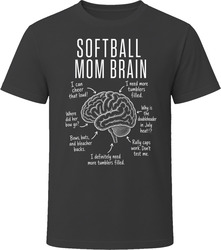 Softball Mom Brain Funny Softball Mom T Shirt Softball Mom Brain Funny Softball Mom T Shirt