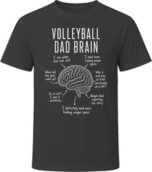 Volleyball Dad Brain Funny Volleyball Dad T Shirt Volleyball Dad Brain Funny Volleyball Dad T Shirt