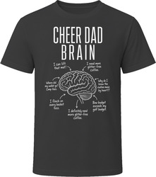 Cheer Dad Brain Funny Cheer Dad T Shirt Cheer Dad Brain Funny Cheer Dad T Shirt