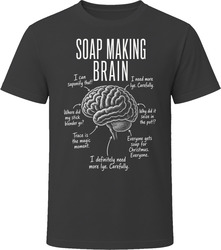 Soap Making Brain Funny Soap Maker T Shirt Soap Making Brain Funny Soap Maker T Shirt