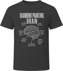 Diamond Painting Brain Funny Diamond Art T Shirt Diamond Painting Brain Funny Diamond Art T Shirt