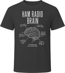 Ham Radio Brain Funny Amateur Radio T Shirt Ham Radio Brain Funny Amateur Radio T Shirt