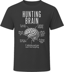 Hunting Brain Funny Hunter T Shirt Hunting Brain Funny Hunter T Shirt