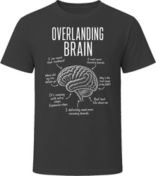 Overlanding Brain Funny Overlander T Shirt Overlanding Brain Funny Overlander T Shirt