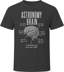 Astronomy Brain Funny Stargazer T Shirt Astronomy Brain Funny Stargazer T Shirt