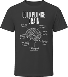 Cold Plunge Brain Funny Cold Plunger T Shirt Cold Plunge Brain Funny Cold Plunger T Shirt