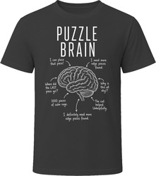 Puzzle Brain Funny Jigsaw Puzzler T Shirt Puzzle Brain Funny Jigsaw Puzzler T Shirt