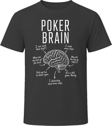 Poker Brain Funny Poker Player T Shirt Poker Brain Funny Poker Player T Shirt