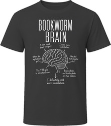 Bookworm Brain Funny Book Lover T Shirt Bookworm Brain Funny Book Lover T Shirt