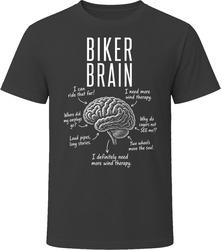 Biker Brain Funny Motorcycle Rider T Shirt Biker Brain Funny Motorcycle Rider T Shirt