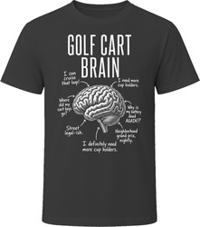 Golf Cart Brain Funny Golf Cart Life T Shirt Golf Cart Brain Funny Golf Cart Life T Shirt