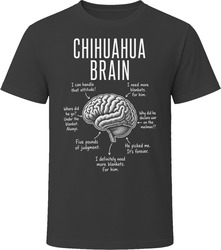 Chihuahua Brain Funny Chihuahua Owner T Shirt