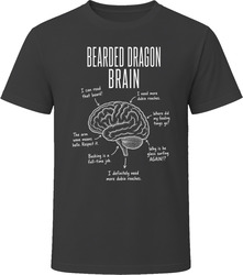 Bearded Dragon Brain Funny Beardie Owner T Shirt
