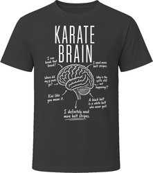 Karate Brain Funny Karate Student T Shirt