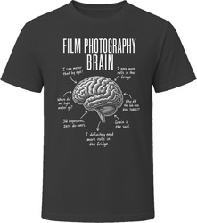 Film Photography Brain Funny Film Photographer T Shirt