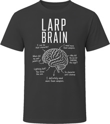 LARP Brain Funny LARPer T Shirt