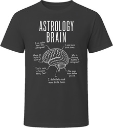 Astrology Brain Funny Astrology Lover T Shirt