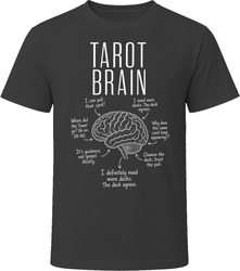Tarot Brain Funny Tarot Reader T Shirt