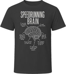 Speedrunning Brain Funny Speedrunner T Shirt