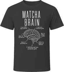 Matcha Brain Funny Matcha Lover T Shirt