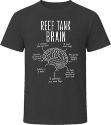 Reef Tank Brain Funny Reef Aquarium T Shirt