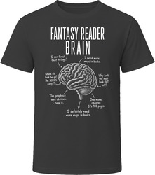 Fantasy Reader Brain Funny Fantasy Book Fan T Shirt Fantasy Reader Brain Funny Fantasy Book Fan T Shirt