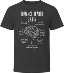 Romance Reader Brain Funny Romance Book Fan T Shirt Romance Reader Brain Funny Romance Book Fan T Shirt