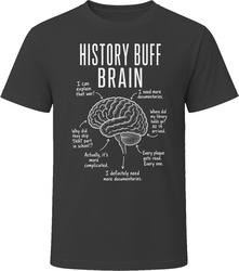 History Buff Brain Funny History Lover T Shirt History Buff Brain Funny History Lover T Shirt