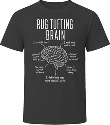 Rug Tufting Brain Funny Rug Tufter T Shirt Rug Tufting Brain Funny Rug Tufter T Shirt