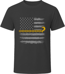 Tow Truck Operator Thin Yellow Line American Flag T-Shirt Tow Truck Operator Thin Yellow Line American Flag T-Shirt