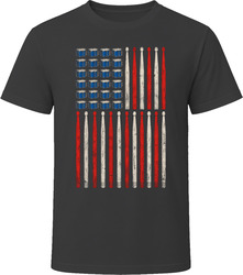 Drummer American Flag Drumsticks T-Shirt Drummer American Flag Drumsticks T-Shirt