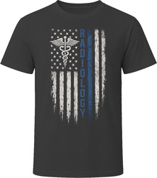 Radiology American Flag Caduceus T-Shirt Radiology American Flag Caduceus T-Shirt
