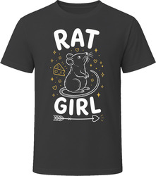 Rat Girl Cute Pet Rat T-Shirt Rat Girl Cute Pet Rat T-Shirt