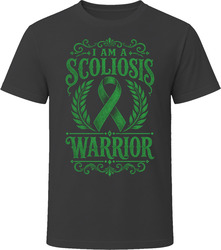 I Am a Scoliosis Warrior Awareness T-Shirt I Am a Scoliosis Warrior Awareness T-Shirt