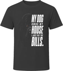 My Dog Owns My House Newfoundland T-Shirt My Dog Owns My House Newfoundland T-Shirt