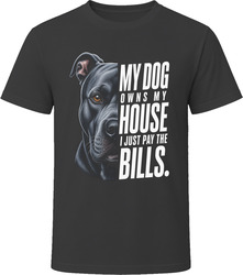 My Dog Owns My House American Pit Bull Terrier T-Shirt My Dog Owns My House American Pit Bull Terrier T-Shirt