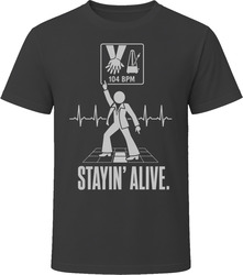 Stayin Alive Tempo 90s Hip Hop Pop Music Pictogram Song Lyrics T Shirt Stayin Alive Tempo 90s Hip Hop Pop Music Pictogram Song Lyrics T Shirt