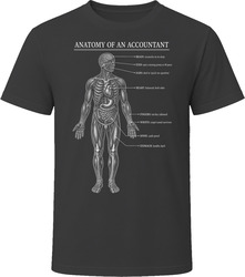 Anatomy of an Accountant Funny Accountant T Shirt Anatomy of an Accountant Funny Accountant T Shirt