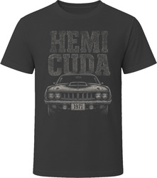 71 Hemi Cuda Vintage Muscle Car T-Shirt