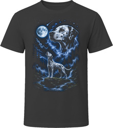 Dalmatian Howling at the Moon T-Shirt
