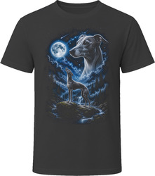 Italian Greyhound Howling at the Moon T-Shirt