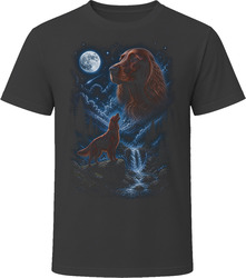 Irish Setter Howling at the Moon T-Shirt